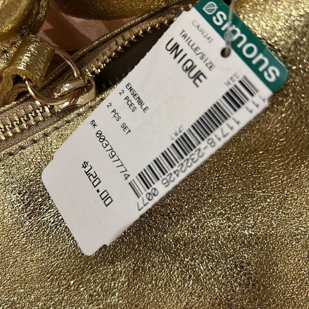 Simons Metallic Gold Purse - Picture 5 of 7